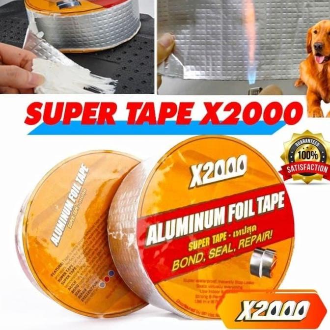 

ALUMINIUM FOIL TAPE X2000 PITA ALUMINIUM TAHAN AIR - AS
