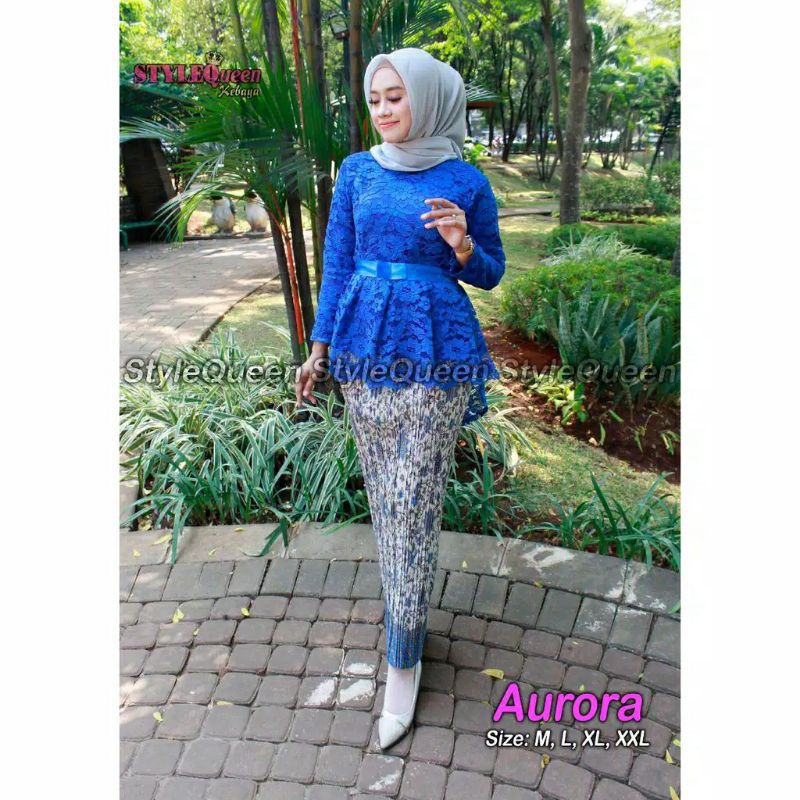 SETELAN KEBAYA AURORA / KEBAYA PINGUIN / KEBAYA BROKAT