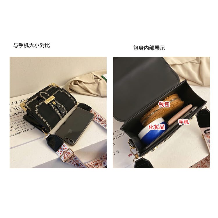 TAS SELEMPANG PESTA WANITA LAVERN TA260B5 HITAM KULIT MURAH IMPORT KOREA PREMIUM KEKINIAN FASHION