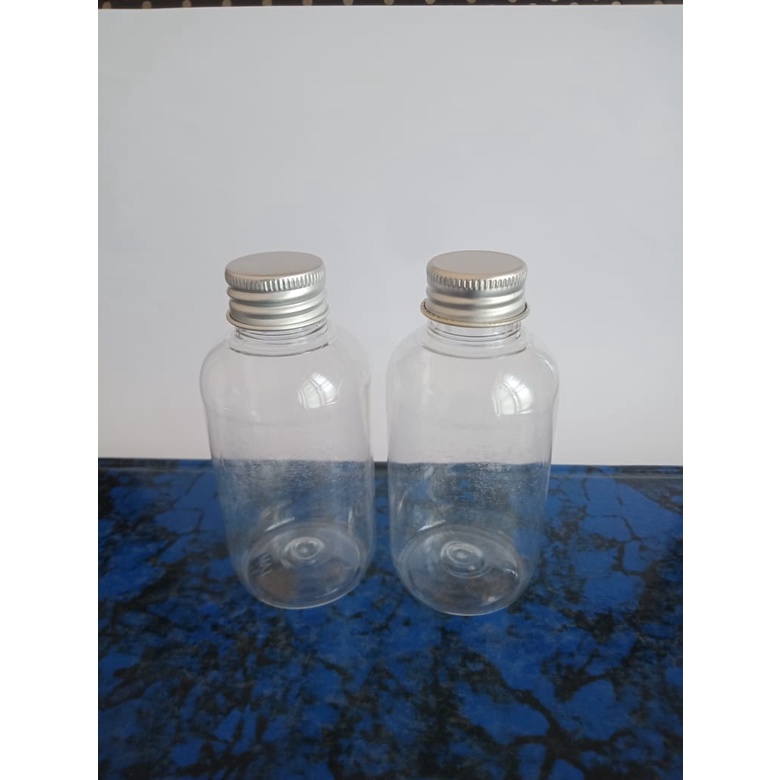 { Paket isi 10pcs } BOTOL SBR 100ML ULIR ALUMUNIUM BODY NATURAL