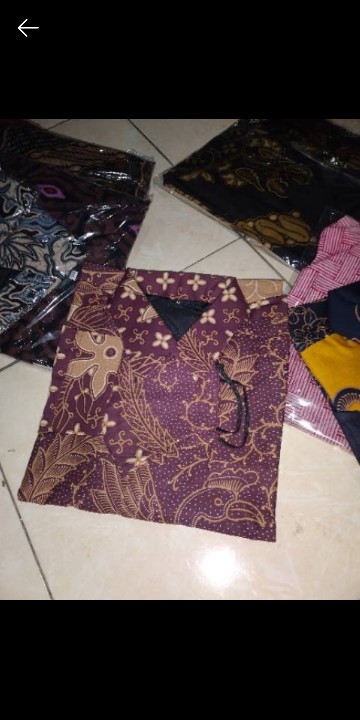 Peksi Truntum Kencono Ungu Lilac Batik Pria Lengan Panjang Modern Batik Lengan Panjang Batik Solo