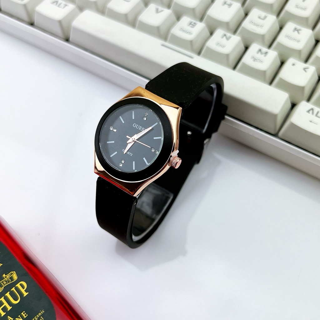 COD✅ Jam Tangan Wanita Karet Gaya Korea Fashion Watch Analog Silikon Harga Murah   S1220