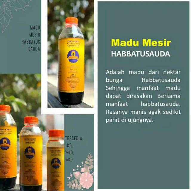 

MADU ASLI HABBATUSSAUDA MESIR 1kg