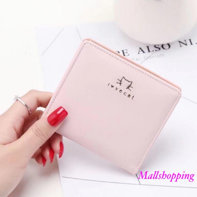 (COD) Dompet Kulit Lipat Wanita Dompet Wanita Dompet Import MURAH MALLSHOPPING