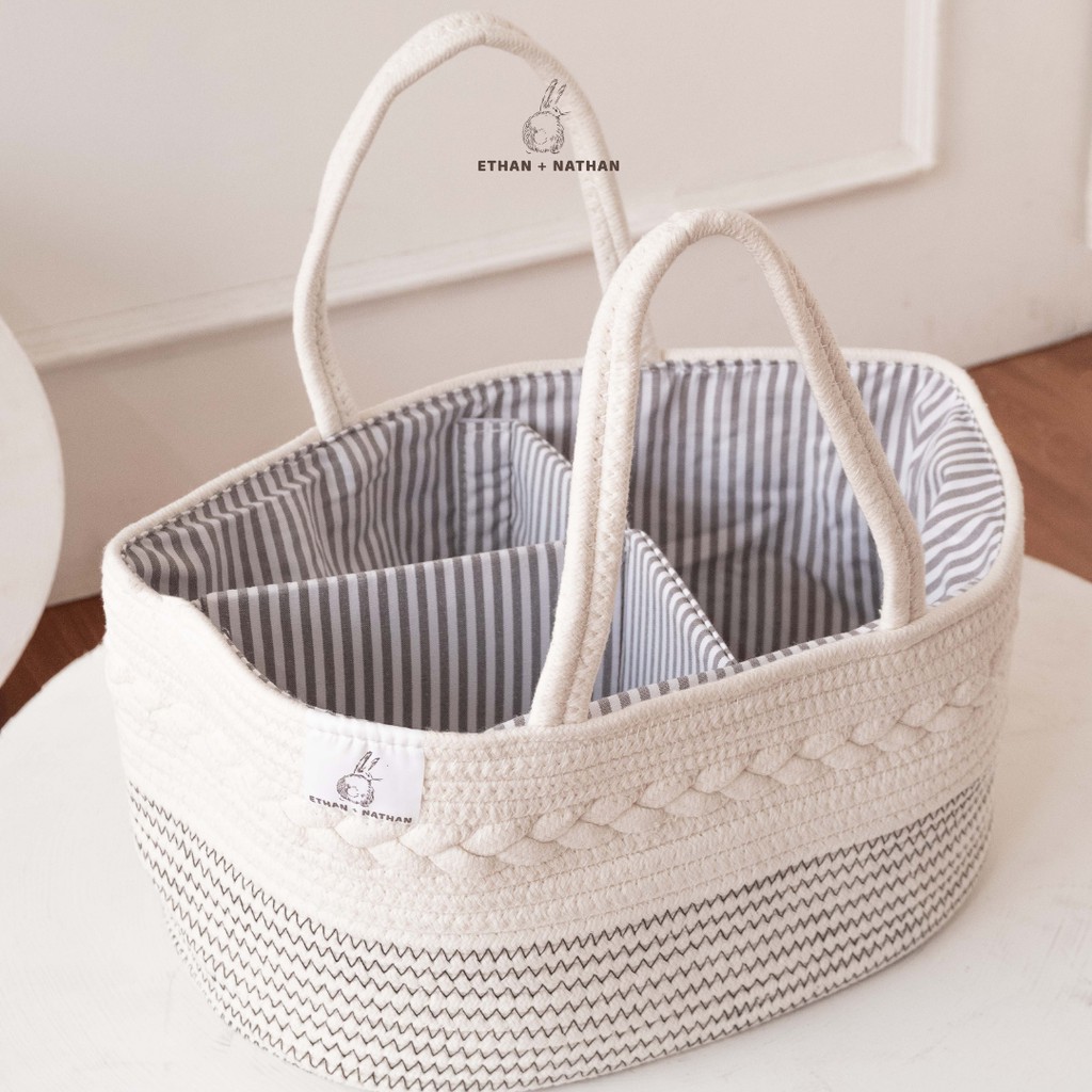 Ethan + Nathan ROPE Caddy Diaper Organizer Bag