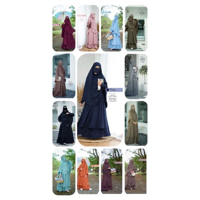 MARWAH GAMIS SET ORIGINAL AZDA | GAMIS SET CADAR | GAMIS TUNIK |  READY STOCK SIAP KIRIM (BISA COD)