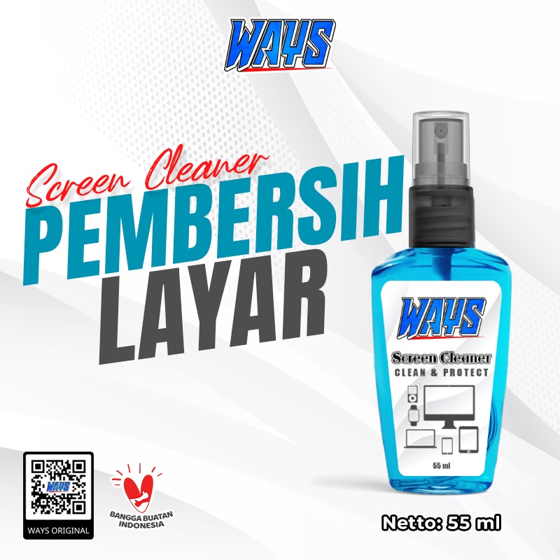 [A013] Screen Cleaner Pembersih Layar Handphone Hp Laptop Kacamata Lensa Kamera Elektronik WAYS