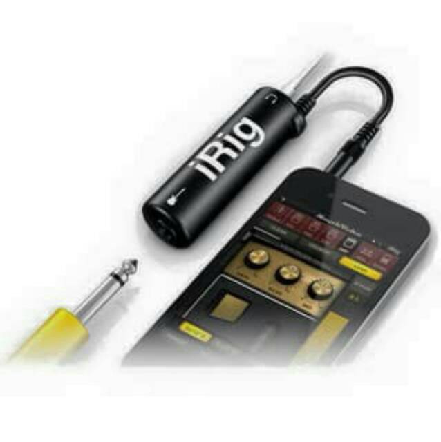 iRig ampliTube guitar interface adapter untuk Ios Android iphone Irig gitar