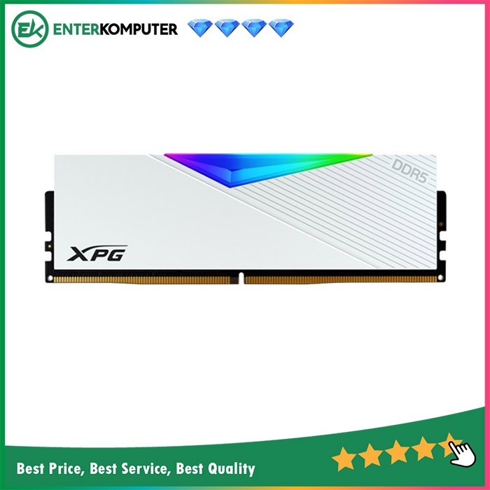 ADATA DDR5 XPG LANCER WHITE VERSION PC41600 5200MHz 16GB (1X16GB) RGB