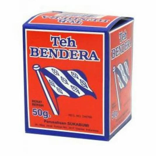 

[COD] teh bendera bubuk kotak 50gr 1pak isi 10 [COD]