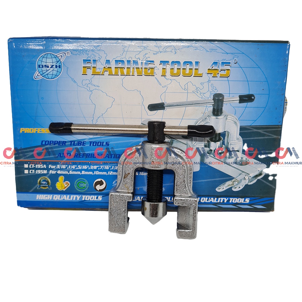 Flaring Pipa AC Tools Tembaga Portable Tap Kulkas Alat Pasang AC Sambung Nepel Pemekar Instalasi 195