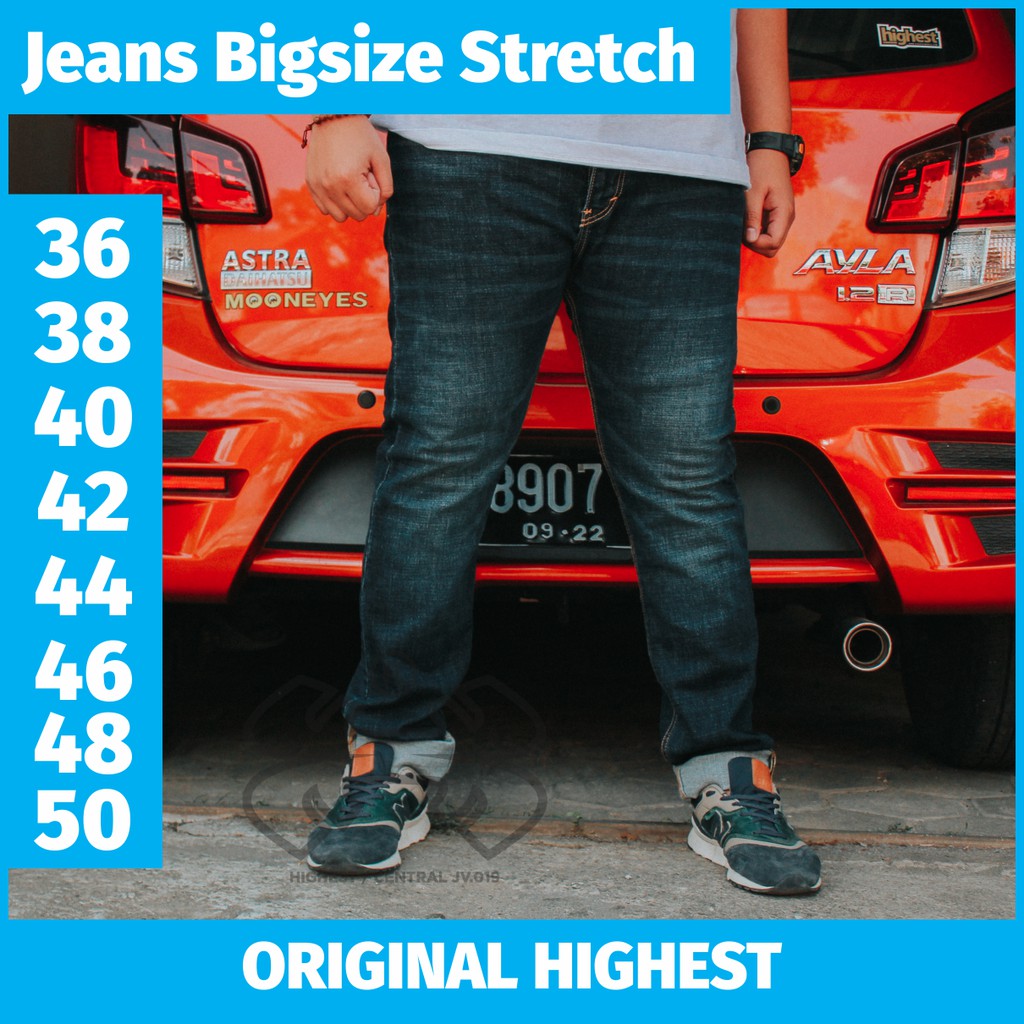 CELANA JEANS PANJANG STRETCH ORIGINAL WARNA DARK UKURAN CELANA JEANS PANJANG STRETCH ORIGINAL WARNA DARK UKURAN
