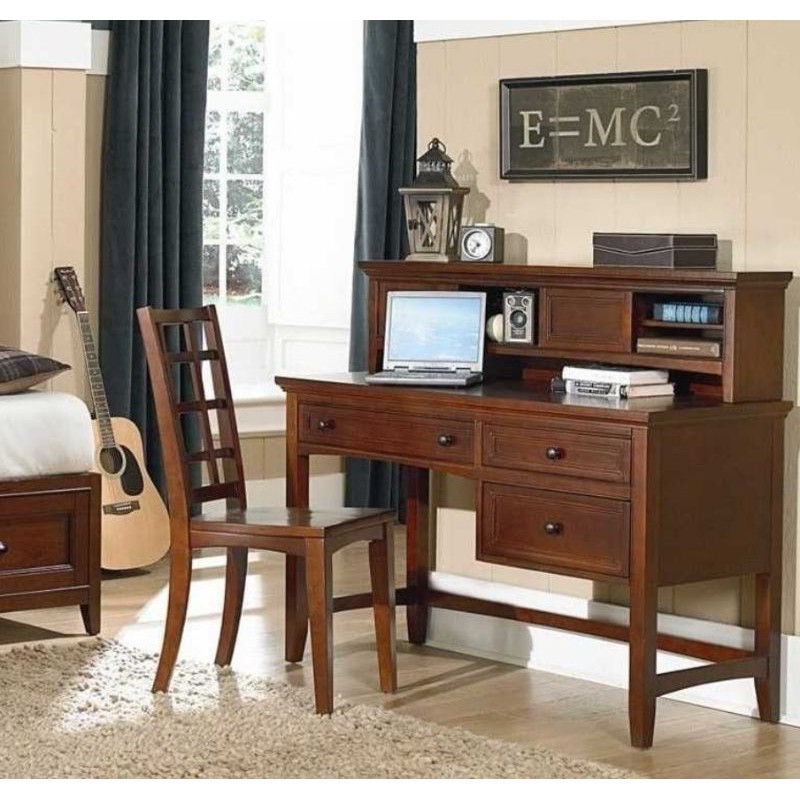 MEJA BELAJAR DAN KANTOR KAYU JATI MURAH / MEJA BELAJAR MINIMALIS / MEJA BELAJAR LACI MODERN