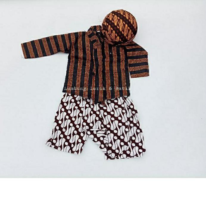 ✭ Setelan baju anak laki laki khas jawa | setelan surjan anak | tedak sinten // tedak siten // surja