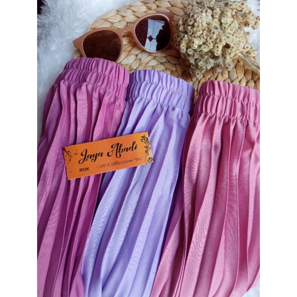 SALE ROK PLISKET HYGET PREMIUM / REMPEL BESAR / MURAH / MAXI PLEATED / TERBARU / PLISKET / ROK