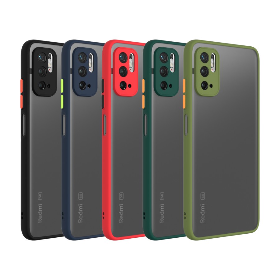 CASE MATTE XIAOMI REDMI NOTE 10 5G TRANSPARAN FUZE MACARON MY CHOICE - FA