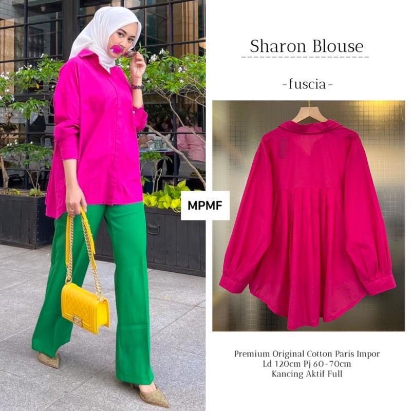 fashion muslim,  Baju Wanita. Atasan wanita. Fashion Wanita. Sharon Blouse