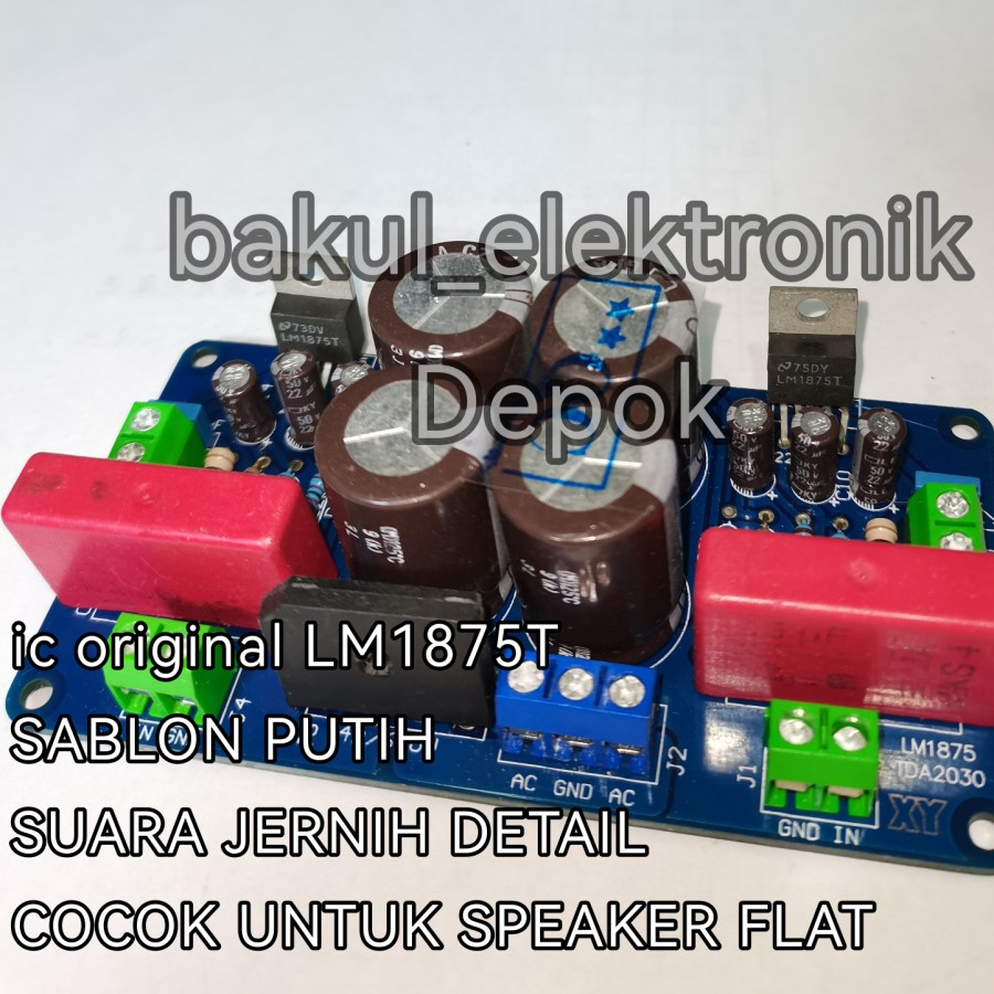 KIT AMPLIFIER LM1875T STEREO PART AUDIO GRADE