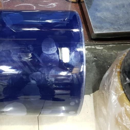 ➫ Tirai PVC Curtain Blue Clear ( 3 MM x 20 CM ) ❊