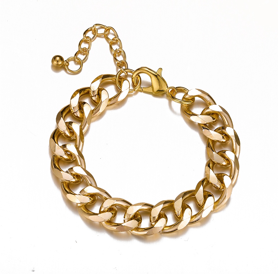 17km Gelang Tangan Rantai Aksen Bola Kristal Imitasi Gaya Vintage Untuk Wanita-13