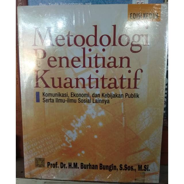 Metodologi Penelitian Kuantitatif Burhan Bungin