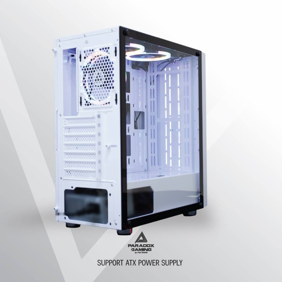 PARADOX Ashura Casing Komputer PC include 1 Fan RGB 12Cm