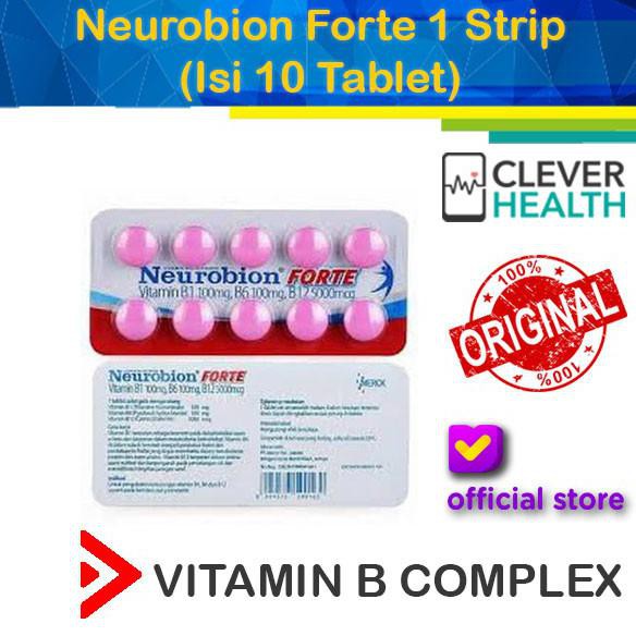 Neurobion Forte 1 strip isi 10's/ Vitamin B Complex TERBAIK]]