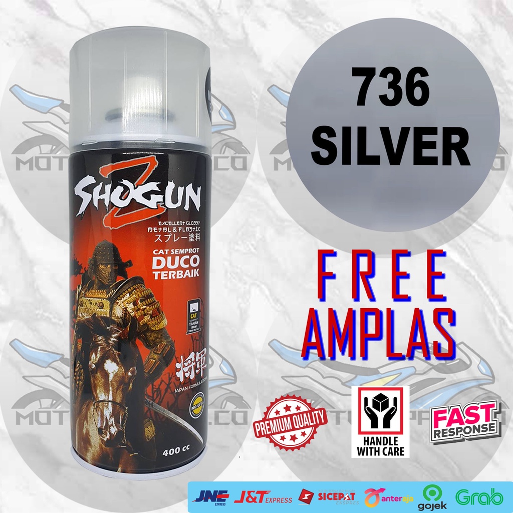 Cat Semprot Shogun Z Silver / Silper 736 - Pilok Pylox