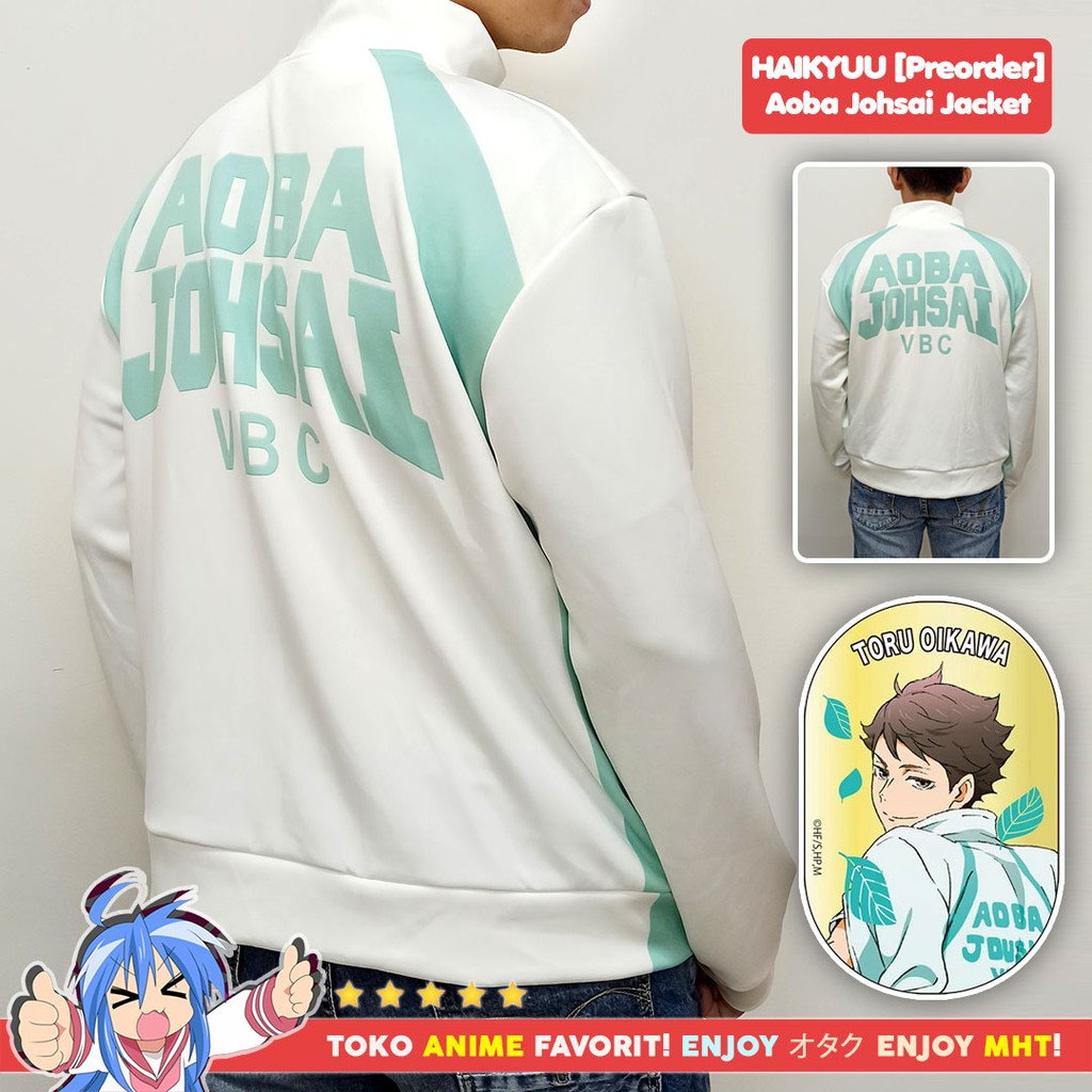 Jaket Anime Full Print Haikyuu Aoba Johsai