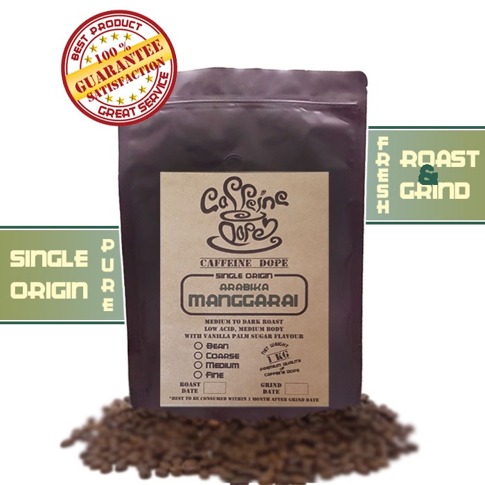 

Kopi Arabika Manggarai 1 Kg Single Origin - Bean/Biji & Ground/Bubuk