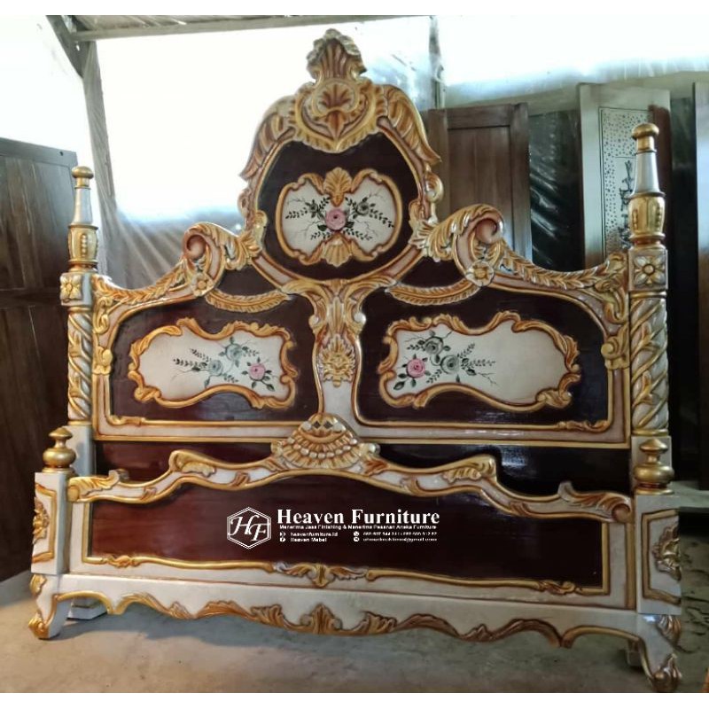 Tempat tidur mewah , tempat tidur jati jepara