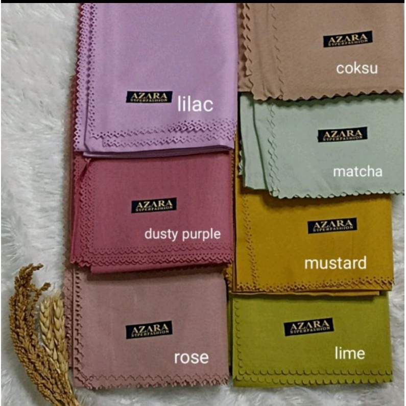 Hijab segiempat JUMBO Voal Mirachel Lasercut/Hijab segiempat Polos AZARA