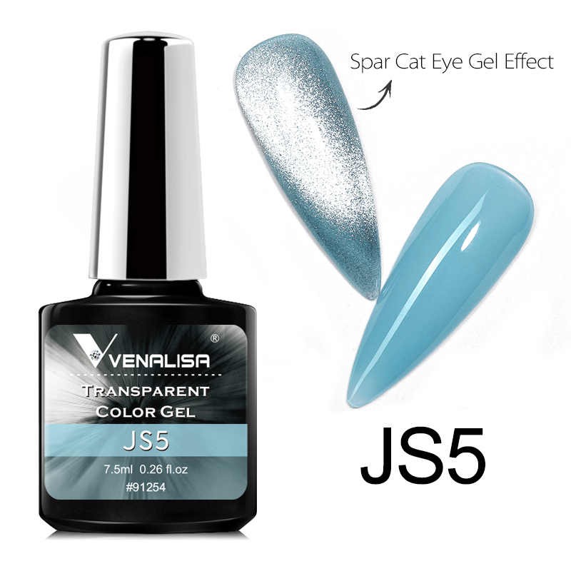 Venalisa Transparent Color Gel / 9D Cat Eye Gel Polish/ Spar Cat Eye Venalisa / Venalisa Cat Eye