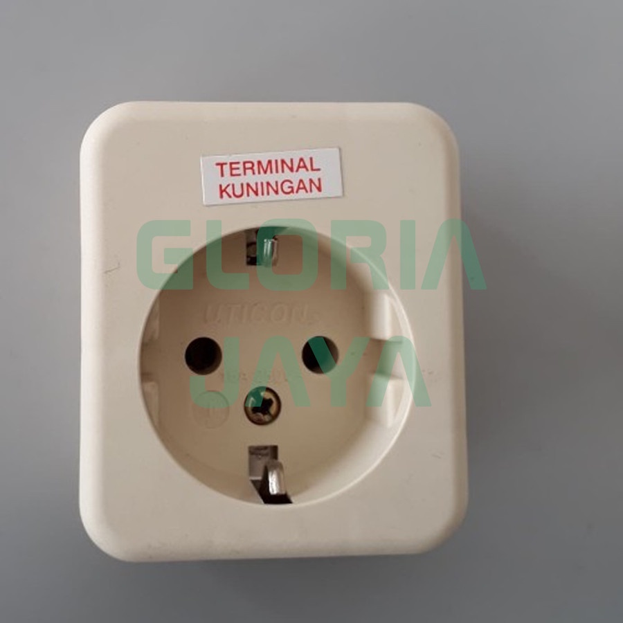 stop kontak uticon lubang 1