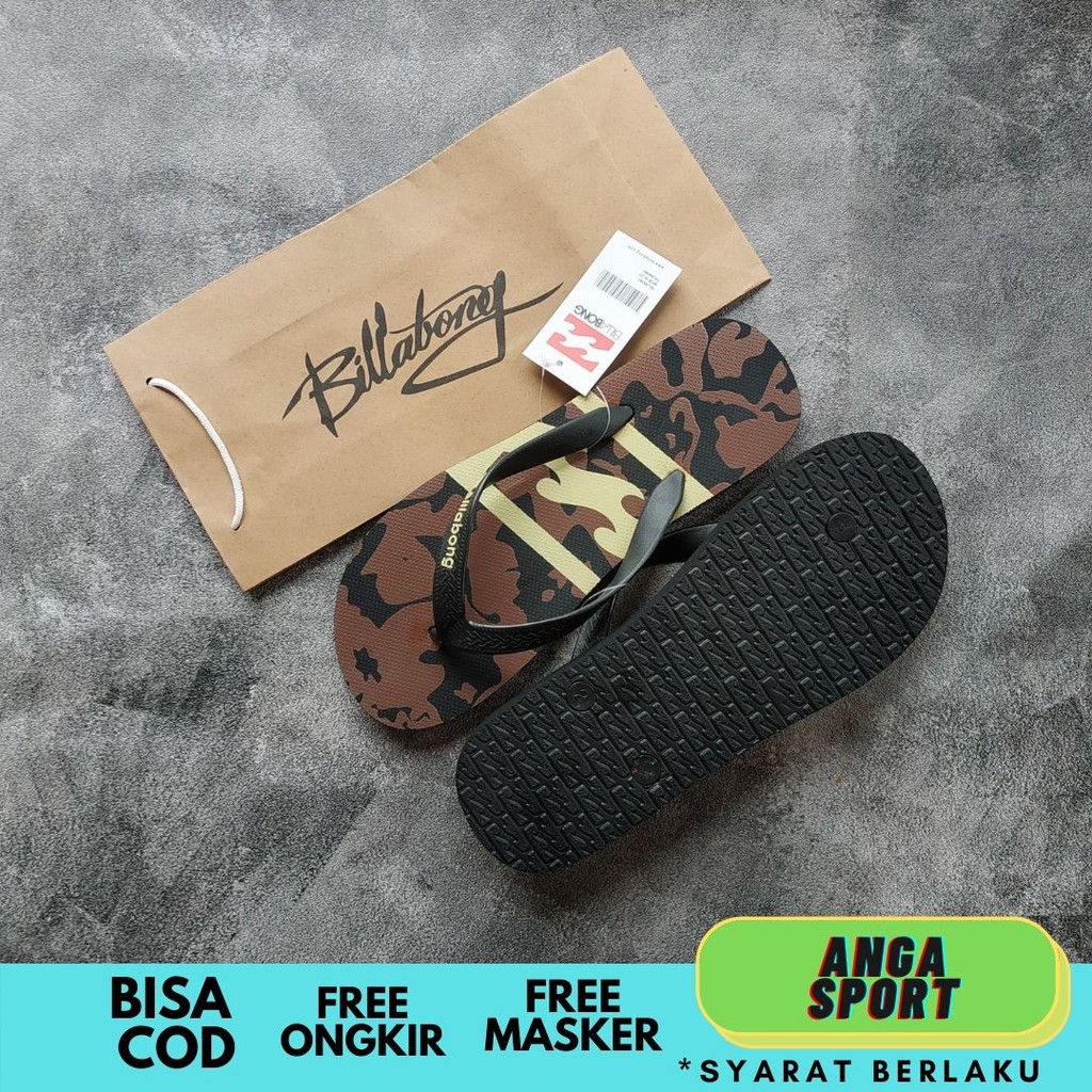 SANDAL JEPIT PRIA BILLABONG / SENDAL SURFING CASUAL / SANDAL DISTRO KEREN / SANDAL PANTAI KEKINIAN