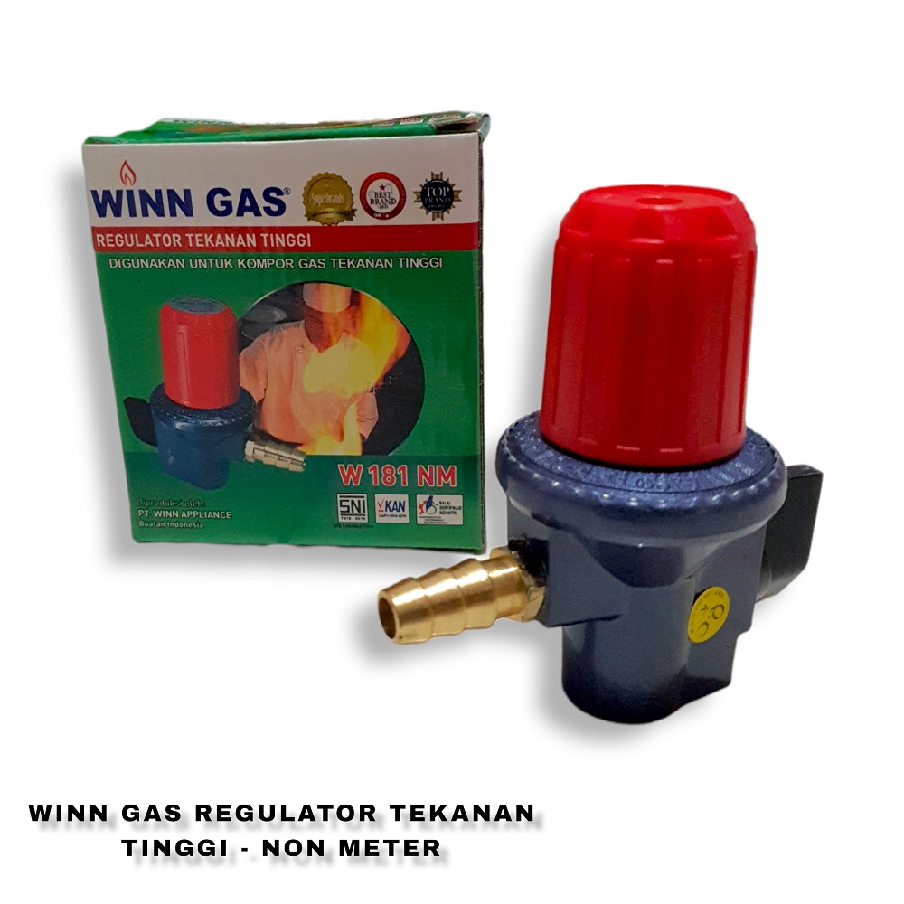 Regulator Winn Gas High Pressure W 181 NM - Tekanan Tinggi W 181NM - Garansi Winn Gas SNI W181NM