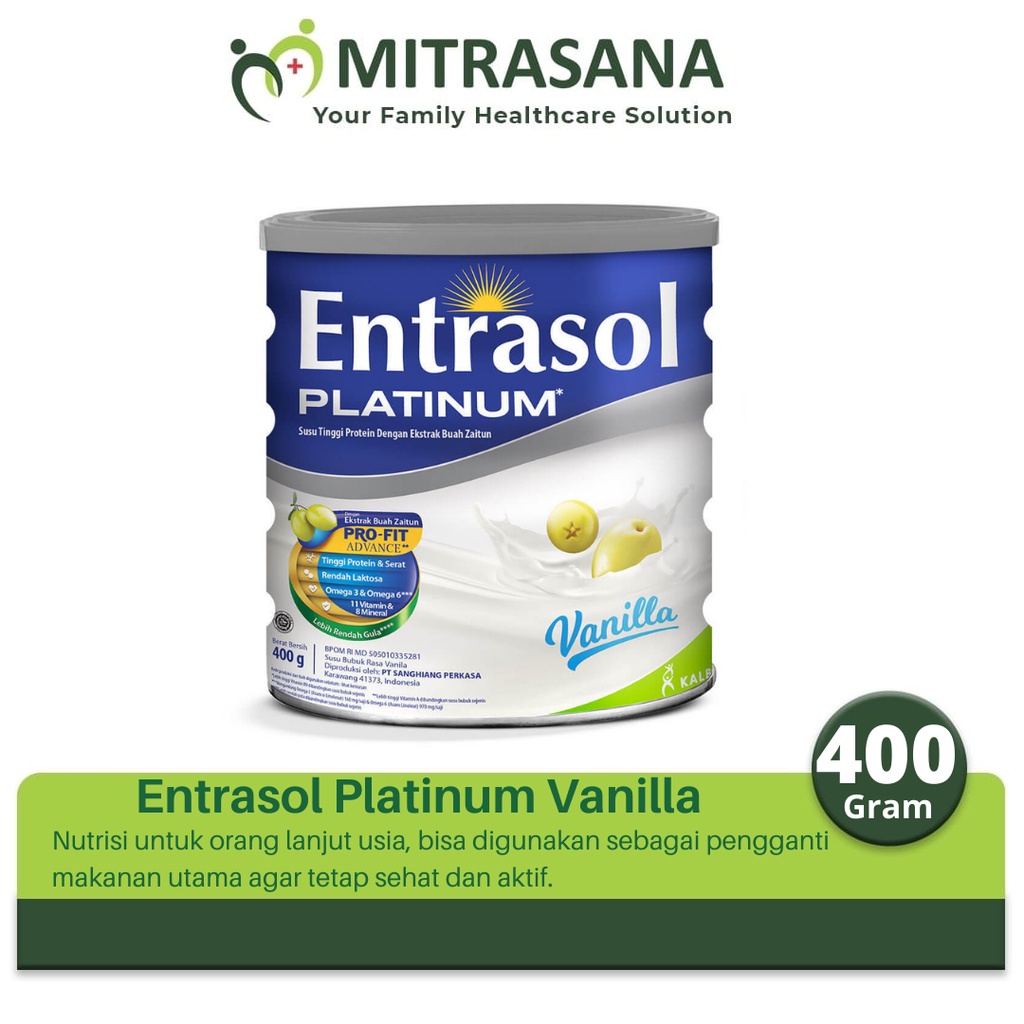 

Entrasol Platinum Vanilla 400Gr