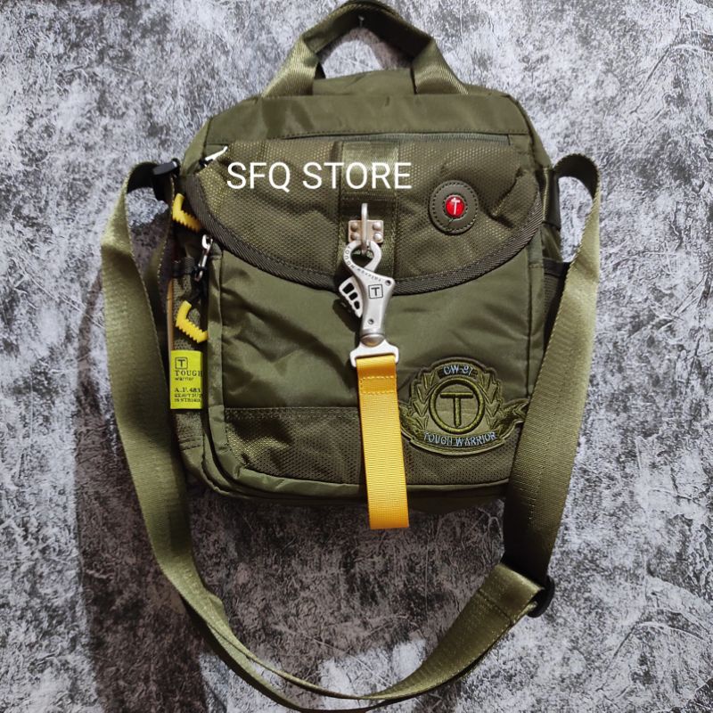 Tas Selempang Army Original Man Sling Bag Impor