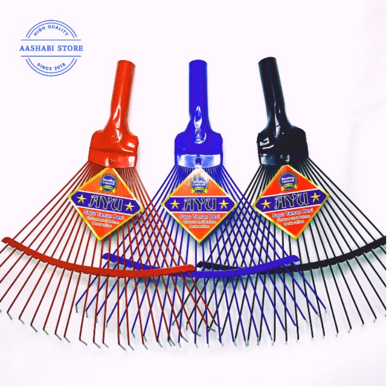 Sapu Taman Besi/Sapu Garuk/Sapu Cakar/Sapu Taman Daun Besar
