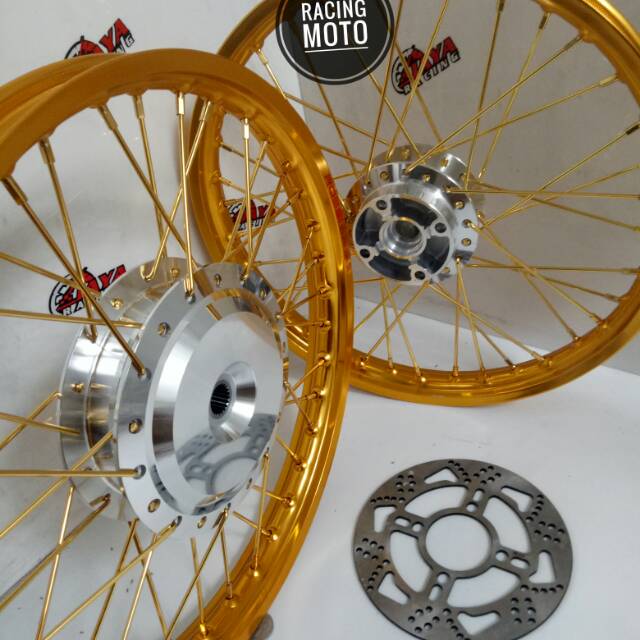 SEPAKET VELG VARIO-BEAT-SPACY-SCOOPY VELG ROSSI RING 17 FREE CAKRAM PLUS STEL VELG LENGKAP