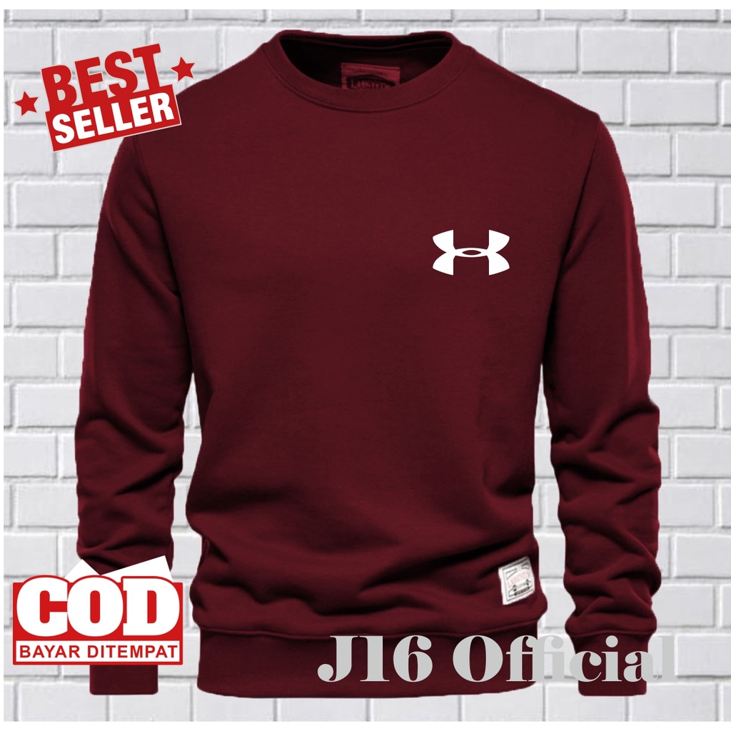 CREWNECK Sweater Pria Bahan Fleece Tebal Premium Distro