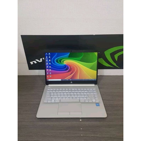 Laptop Second HP14s-cf1051tu Windows 10 Ori Intel N4205 Ram 4gb SSD 512gb - Mulus Like New Laptop Be