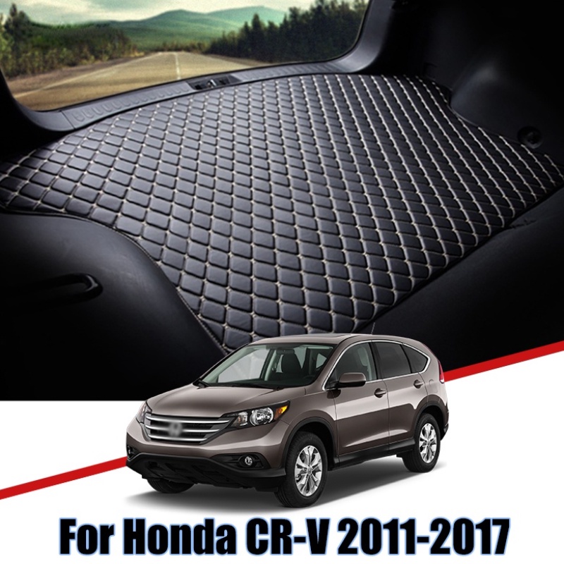 Matras Bagasi Mobil Bahan Kulit Premium Untuk Honda CRV CR-V 2011-2017