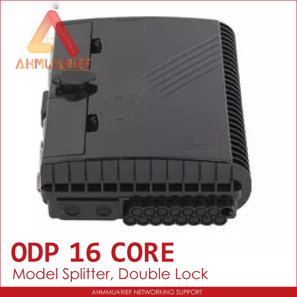 Model Sunsea ODP FDB ODB 16 Core Model Adapter Splitter Double Lock Pole Tiang Fiber Optik Box Kotak Fiber Optic Kosongan