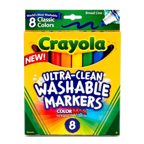 

Terbaru Crayola Broad Point Washable Markers 8 Markers-Classic Colors Diskon