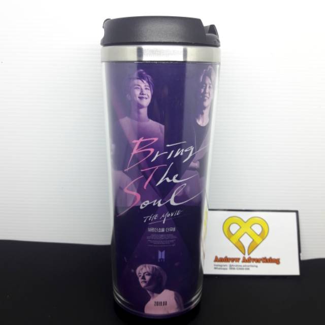 KPOP BTS / BOTOL TUMBLER STAINLESS BTS / MERCHANDISE BTS / ARMY BTS / BTS SOUVENIR / BT21