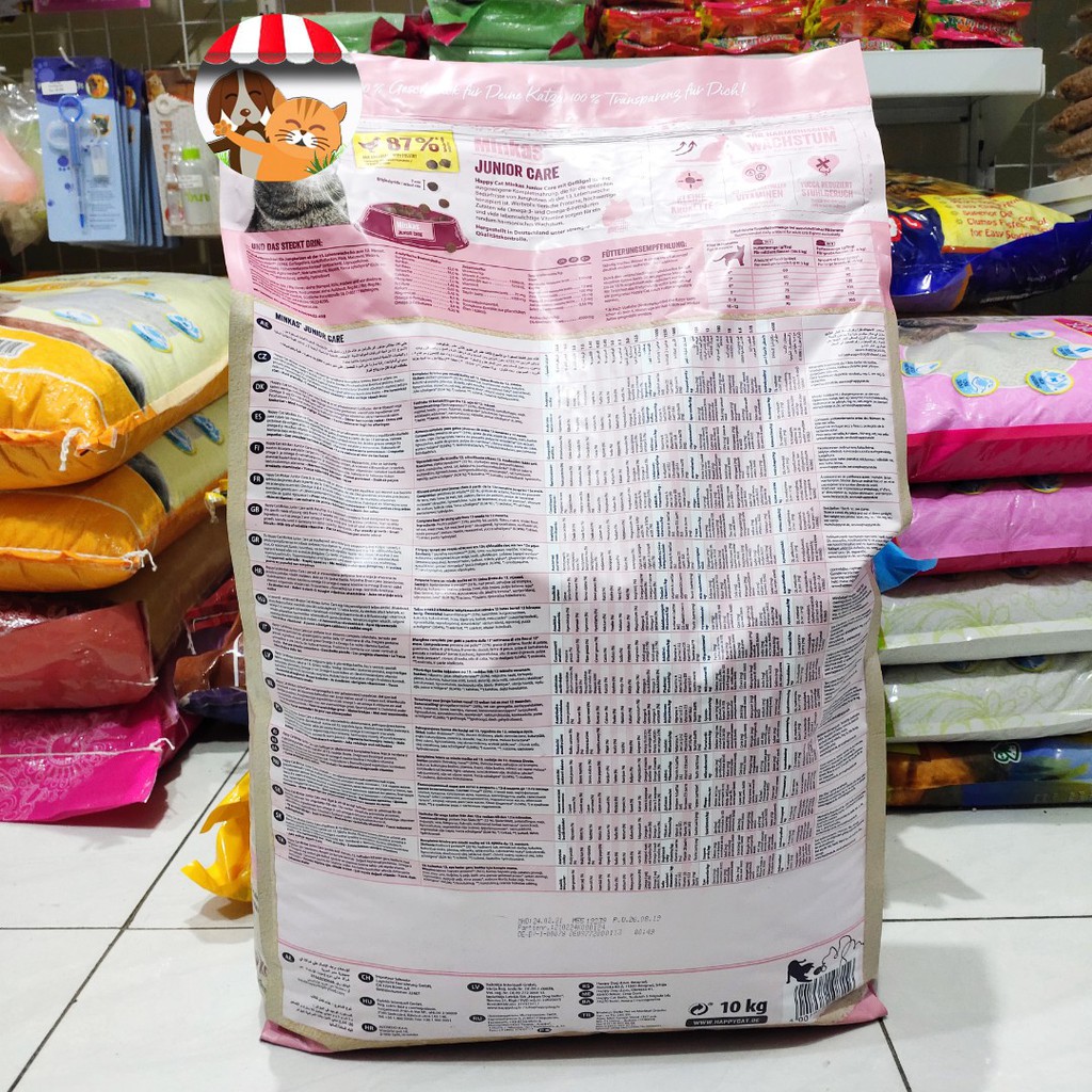 Happy Cat Minkas Junior Care 10 kg Free Pasir Gumpal Wangi 5 Lt