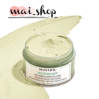 Jual SKINTIFIC Mugwort Anti Pores & Acne Clay Mask Pore Clarifying Wask