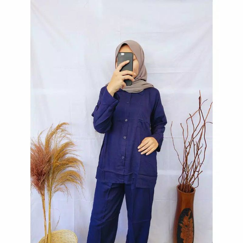 SET KATUN RAYON POLOS / ONE SET KATUN RAYON POLOS