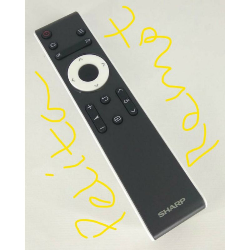 remot tv sharp led 4k smart android original terlengkap